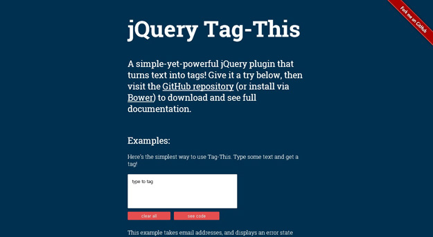 jQuery Tag This